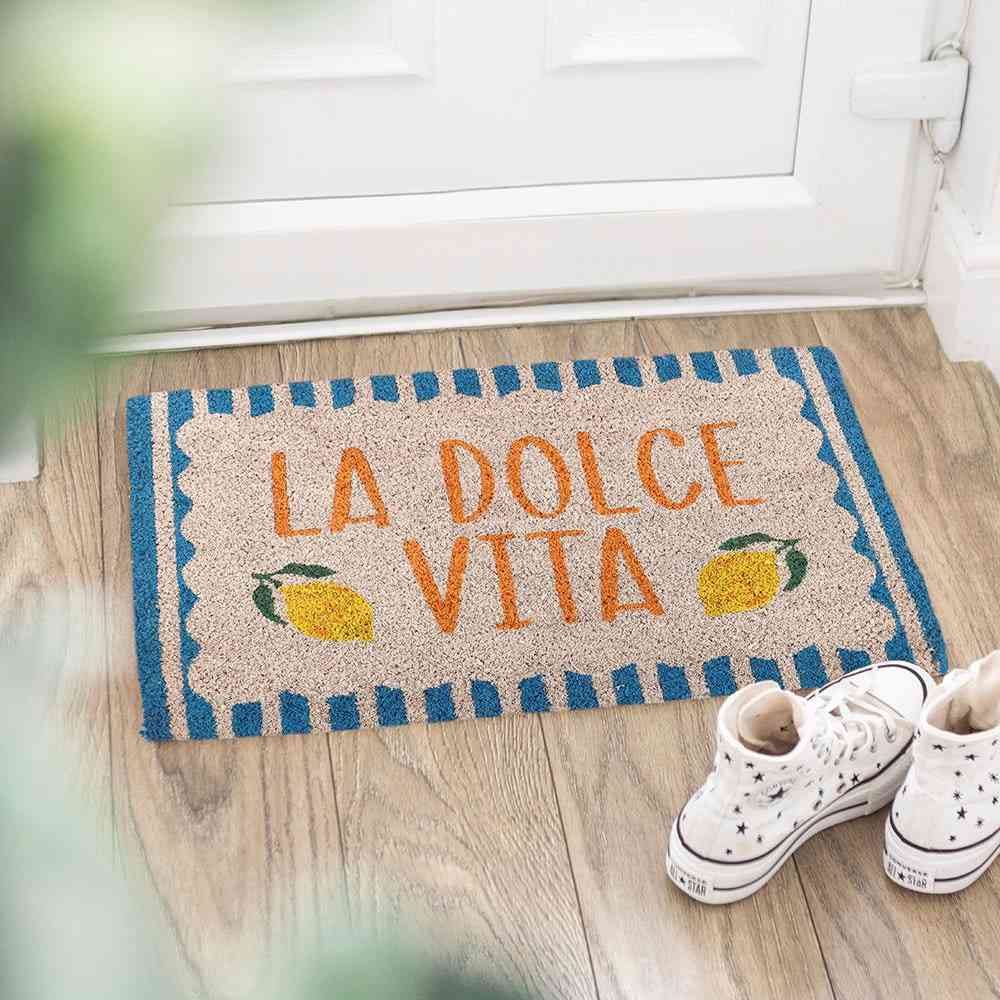Something Different - Blue La Dolce Vita Doormat - Multicolours